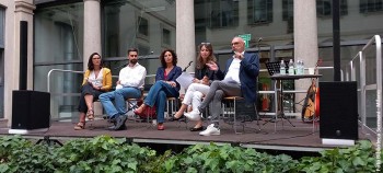 Da sinistra: Giulia Di Lellis, Giorgio Zampollo, Giulia Giovani, Elena Valdini, Arnaldo Bolsi